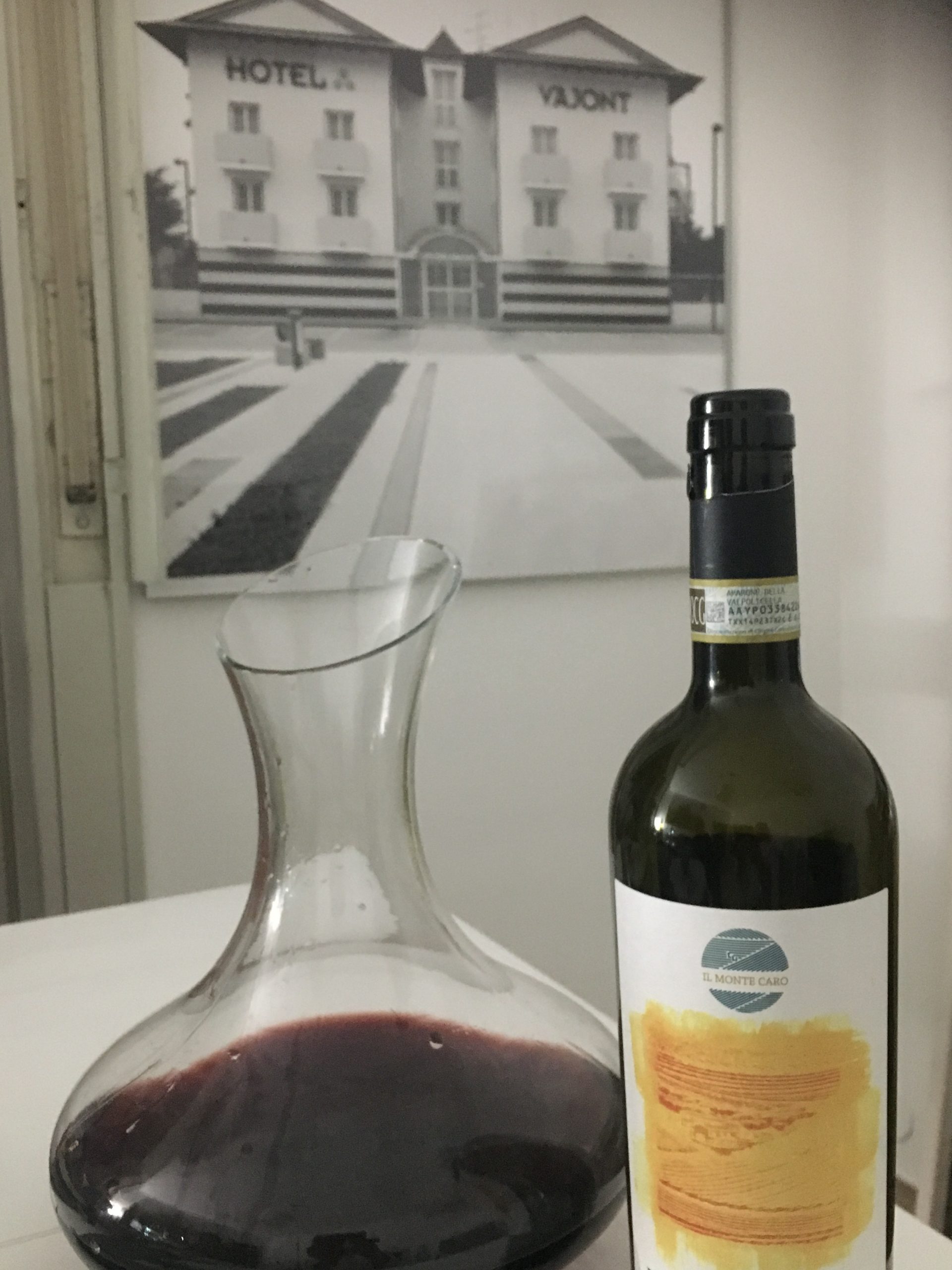 Il Montecaro amarone valpolicella docg decanter decanting wine